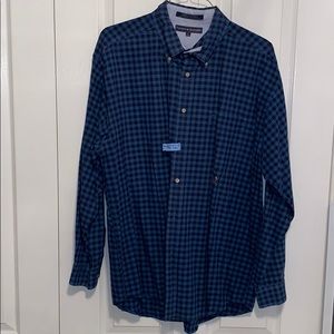 Tommy Hilfiger Casual button-down blueblack shirt.